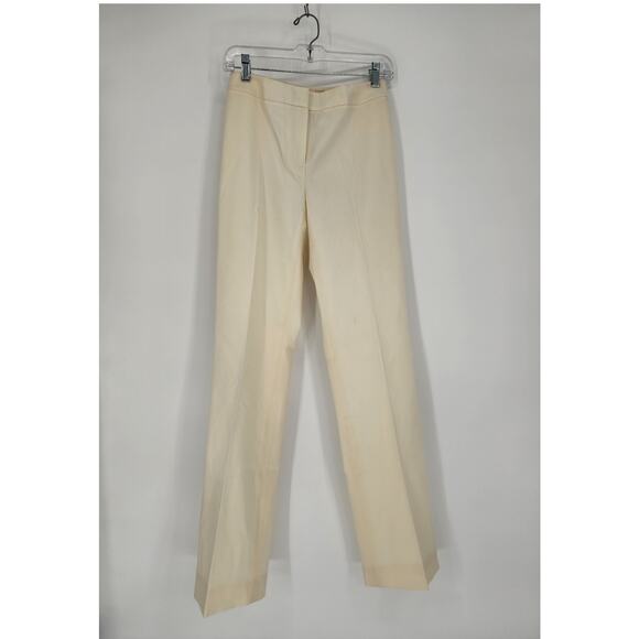 Lafayette 148 New York "Menswear" Stretch Wool Pants - Size 0 - NWT - Picture 1 of 10